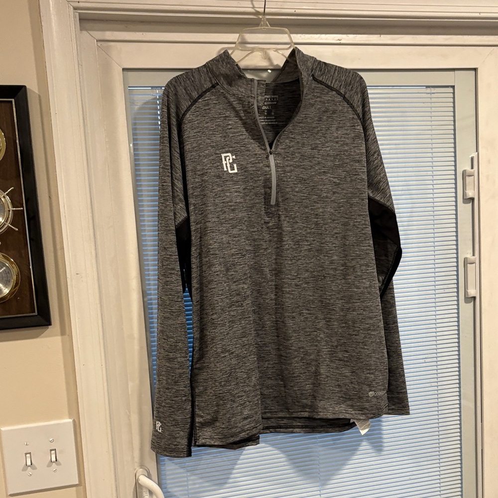Perfect Game Gray Quarter-Zip Pullover